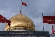 بازگشت پرچم‌ها بر بام حرم حضرت زینب (س) +فیلم
