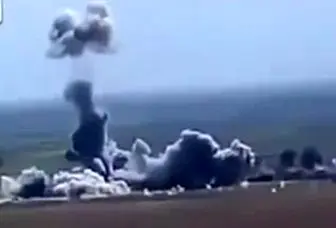 فیلم / انفجار خودروی حامل نیروهای داعش در عراق