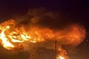 هشدار آماده باش برای آتش سوزی گسترده در ناصریه عراق