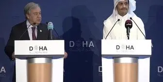 گفت‌وگوی گوترش و وزیر خارجه قطر درباره احیای برجام 