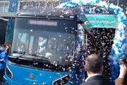  اولین اتوبوس‌ برقی وارد خیابانهای تهران شد