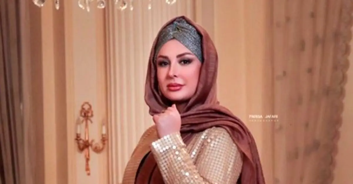 نیوشا ضیغمی به همراه بادیگاردهایش /صورت نیوشا ضیغمی کبود شد!