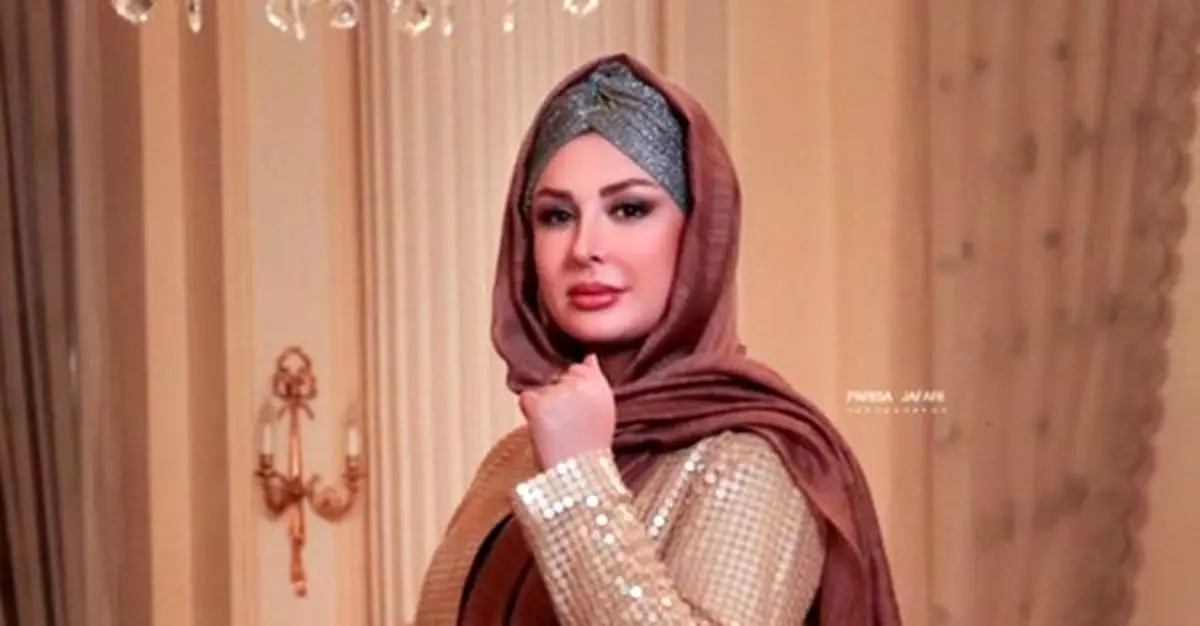 نیوشا ضیغمی به همراه بادیگاردهایش /صورت نیوشا ضیغمی کبود شد!