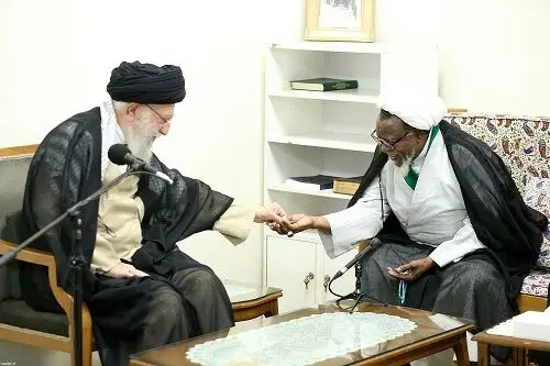 دیدار شیخ ابراهیم زکزاکی با رهبر معظم انقلاب اسلامی/گزارش تصویری