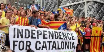 تجمع اعتراضی حامیان استقلال «کاتالونیا» در آستانه «ال‌کلاسیکو»