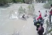 عملیات جستجو در رودخانه زاب برای یافتن دختر 3 ساله پیرانشهری