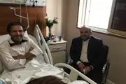 مشاور وزیر فرهنگ به عیادت ابوالفضل پورعرب رفت