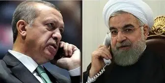 ابراز امیدواری اردوغان برای لغو تحریم‌های آمریکا علیه ایران در گفتگو با روحانی