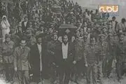 شعبان بی‌مخ در مراسم تشییع جنازه پهلوی / عکس