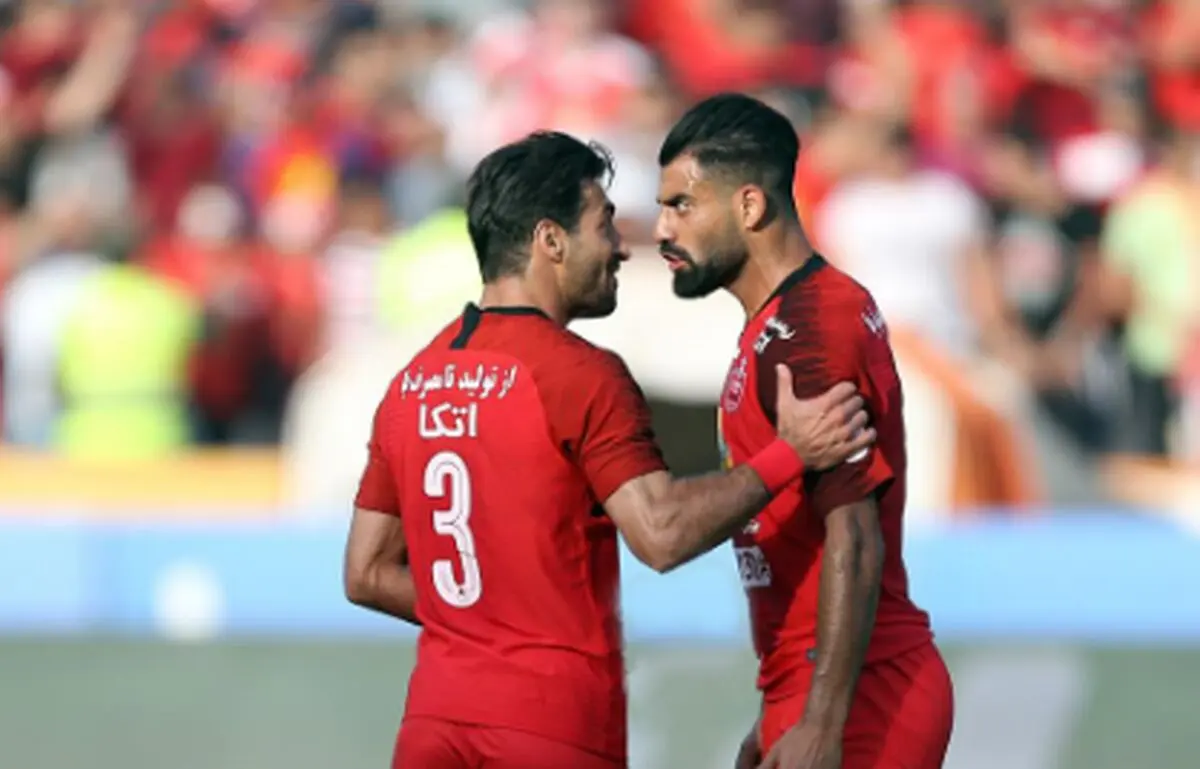 مشاجره لفظی شجاع و کنعانی‌زادگان در تمرین پرسپولیس