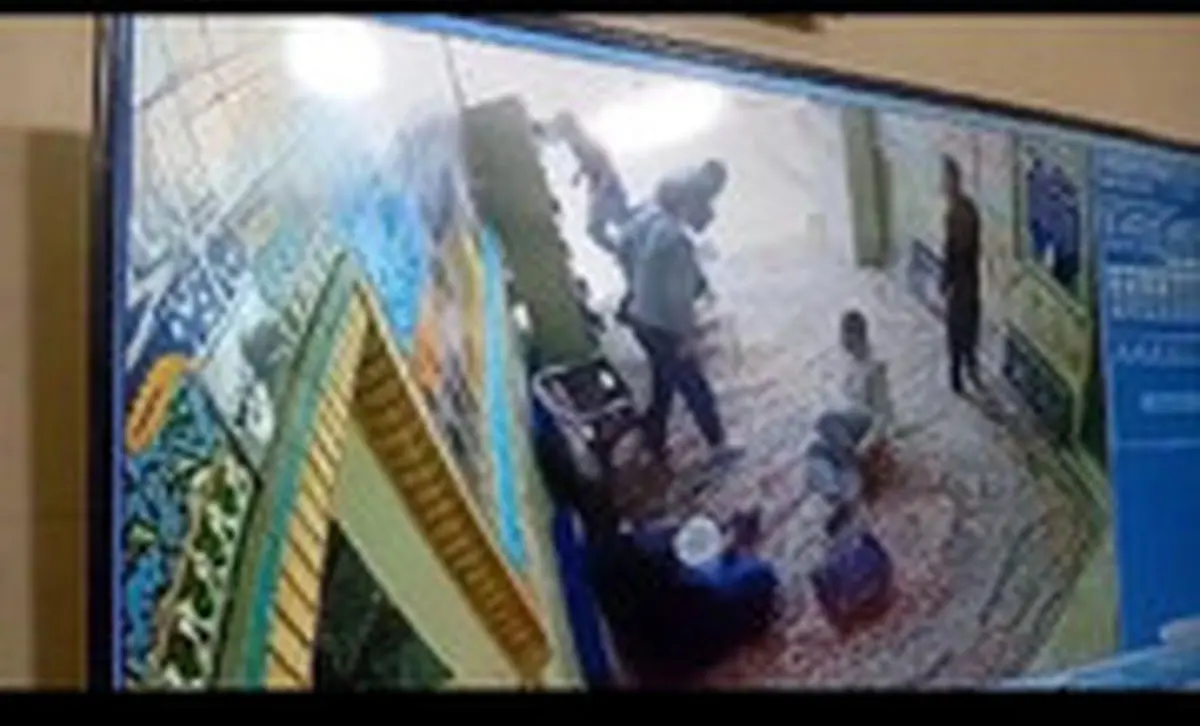 سوءقصد به یک روحانی در صحن امامزاده یحیی/فیلم