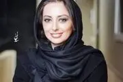 نمای بسته از نفیسه روشن خوشحال!