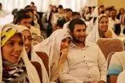 جشن ازدواج آسان نوعروسان/ گزارش تصویری