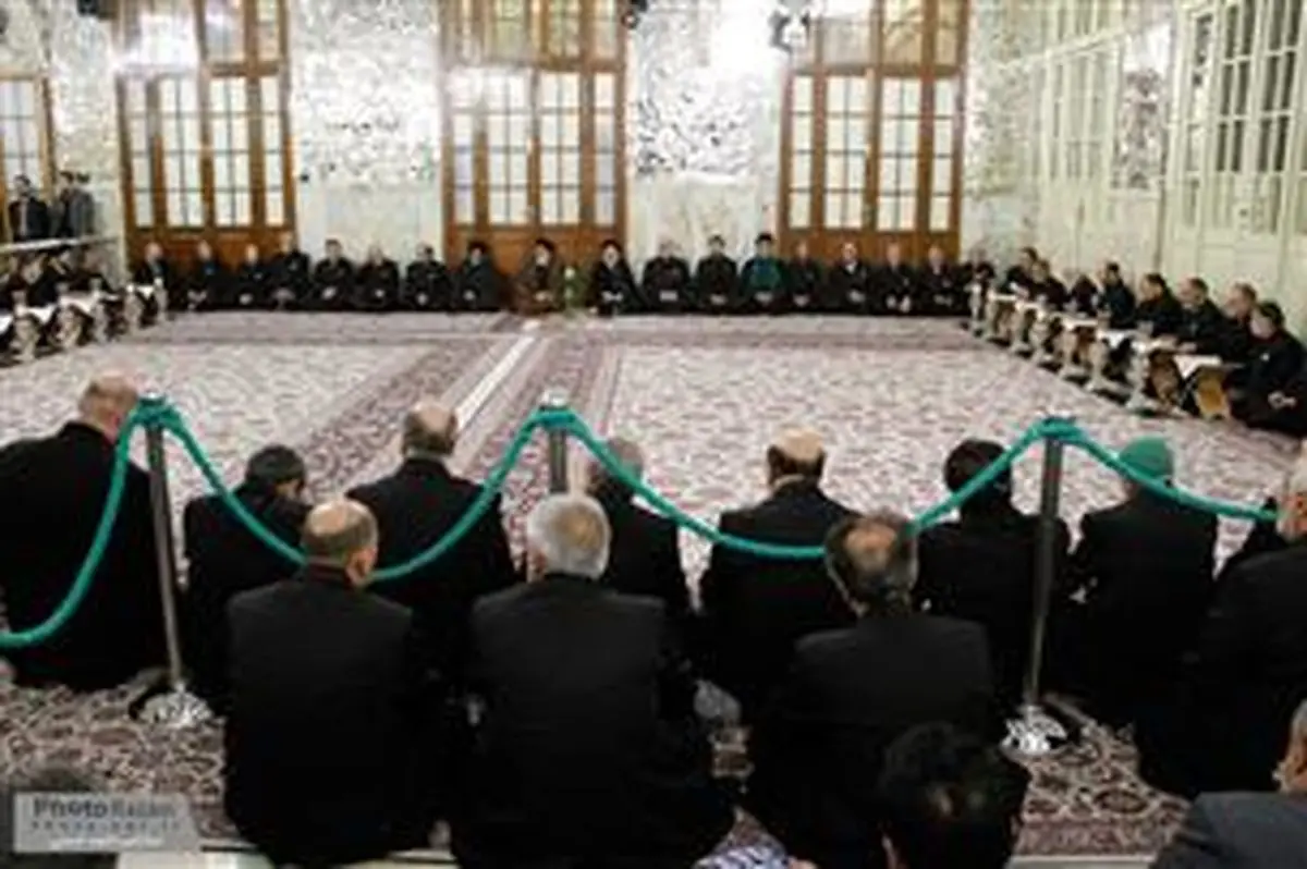 برگزار آیین سنتی "صفه" در بارگاه منور رضوی