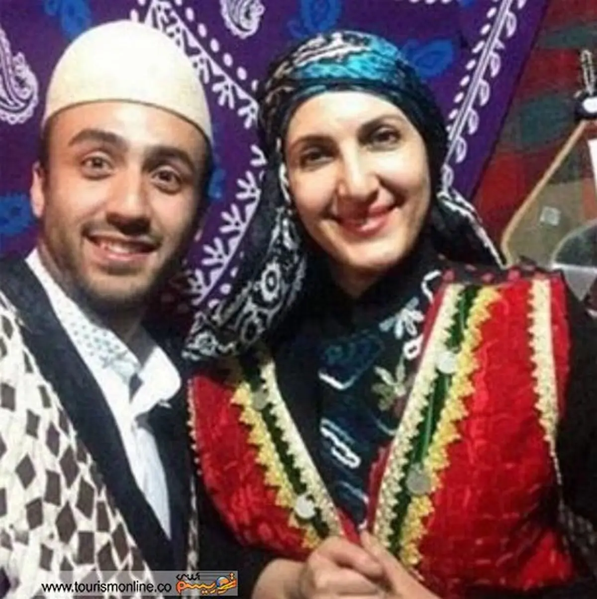 مجهز بودن پسر و عروس فاطمه گودرزی برای مقابله با کرونا 
