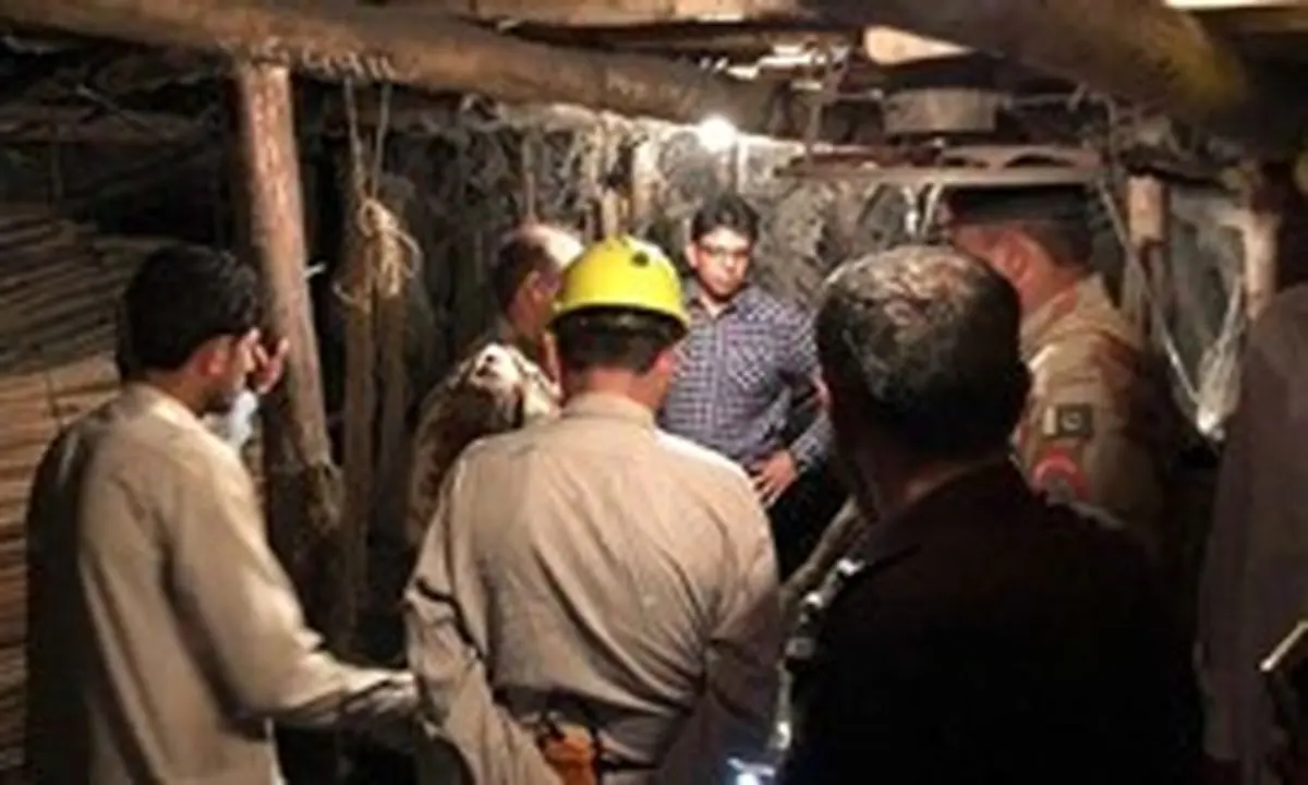 ریزش معدن در پاکستان جان ۱۶ نفر را گرفت