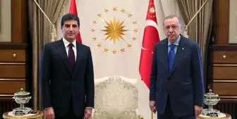 نیچروان بارزانی با اردوغان در ترکیه دیدار کرد