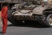 اعدام یک جوان سوری با عبور تانک