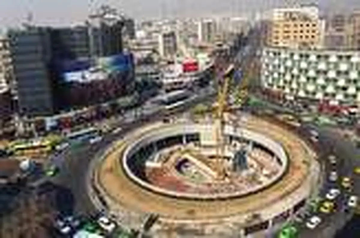 دیوارنگاره جدید میدان ولیعصر +عکس