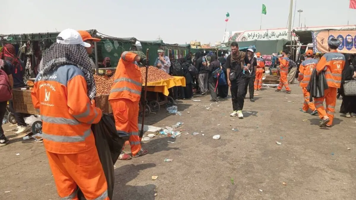 جمع آوری چهارصد تن پسماند از معابر منتهی به مرز مهران