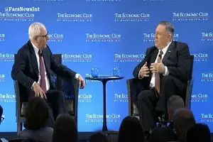 وزیر امور خارجه آمریکا: با ظریف هیچ گفت‌وگویی نداشتم 