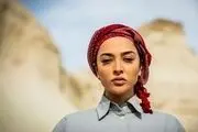 خانم بازیگر در طبیعتی بکر+عکس