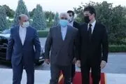 دیدار و گفتگوی ظریف با بارزانی