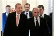 گفتگوی اردوغان با پوتین دربارۀ حملۀ شیمیایی در ادلب