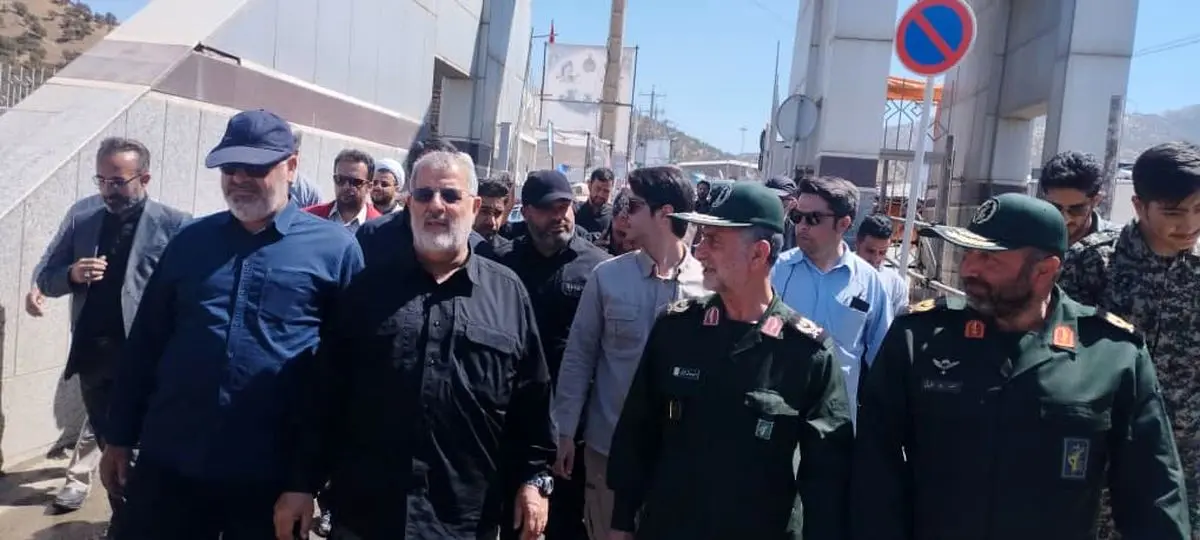 بازدید فرمانده نیروی زمینی سپاه از مرز باشماق