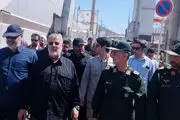 بازدید فرمانده نیروی زمینی سپاه از مرز باشماق