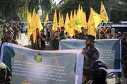 وعده انتقام نُجَباء در یادبود شهدای حشد شعبی/ گزارش تصویری