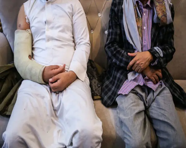 مجروحان یمنی در تهران