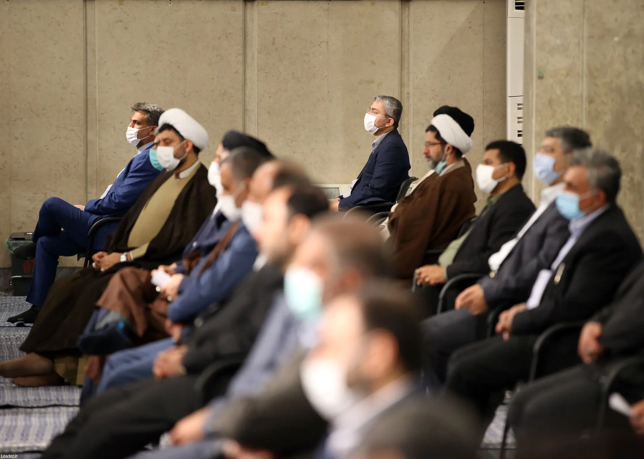 دیدار رئیس و نمایندگان مجلس شورای اسلامی با رهبر معظم انقلاب/گزارش تصویری