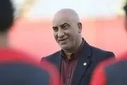 وعده صدری به بازیکنان پرسپولیس قبل از بازی با آلومینیوم