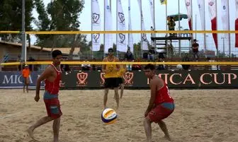 درخشش والیبال ساحلی ایران در آسیا/ صعود به مرحله دوم