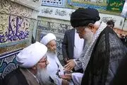 دیدار آیت‌الله وحید خراسانی با امام خامنه‌ای/ عکس