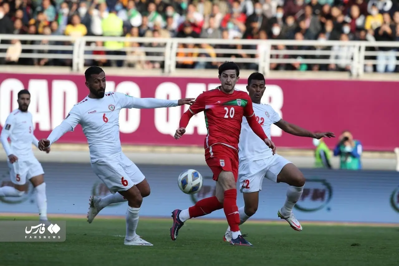 برد شیرین ایران مقابل لبنان/گزارش تصویری
