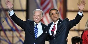 باراک اوباما در کنار جو بایدن در روزهای آخر انتخابات