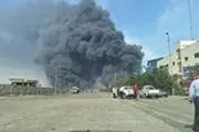 فیلم هوایی خاص از انفجار در بندر عباس