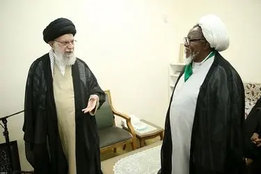 دیدار شیخ ابراهیم زکزاکی با رهبر معظم انقلاب اسلامی/گزارش تصویری
