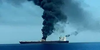 حادثه دریای عمان ناشی از مین بوده است