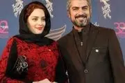 رمانتیک بازی بهنوش طباطبایی و مهدی پاکدل در نامزدی