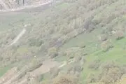 رانش زمین در محدوده روستای احمد آباد سروآباد باعث قطعی گاز مریوان و سروآباد شد