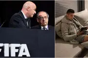 خشم فیفا از رونالدو