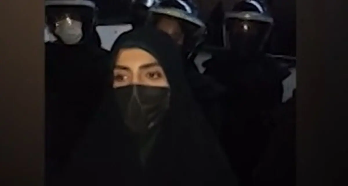 ورود زنان یگان ویژه پلیس به میدان +فیلم