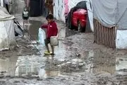 درد بزرگ آوارگان غزه در چادرهای فرسوده با رسیدن زمستان