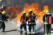 مرگ مامور آتش نشانی هنگام اطفای حریق