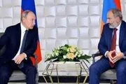 تماس تلفنی نخست وزیر ارمنستان و رئیس جمهور روسیه