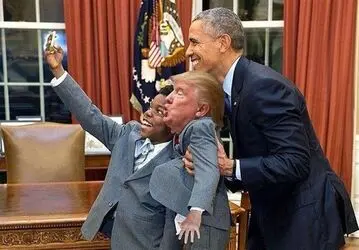 شوخی با ترامپ