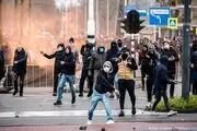 گسترش آشوب و جنگ خیابانی در شهرهای هلند+ فیلم